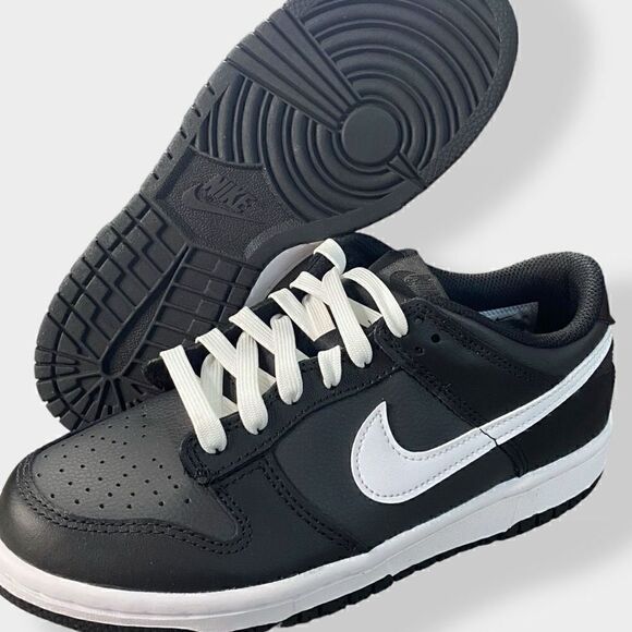 Nike Dunk Low "Reverse Panda" Black White size 6.5Y/Womens 8 DH9765-002 New - Picture 8 of 12